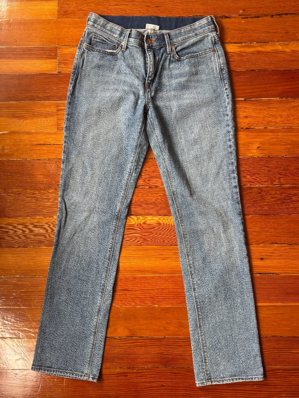 Y2K Vintage Levis 525 Straight Leg Perfect Waist Mid Rise Blue Jeans SIZE 8
